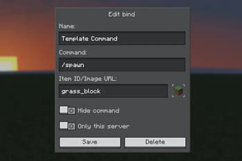 InventoryBinds screenshot