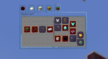 Glass style GUI screenshot