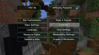 Glass style GUI screenshot