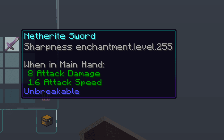 Glass style GUI screenshot