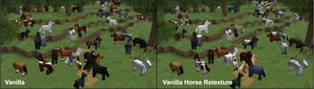 Vanilla Horse Retexture screenshot