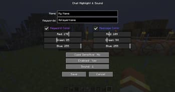 Chat Highlight & Sound screenshot
