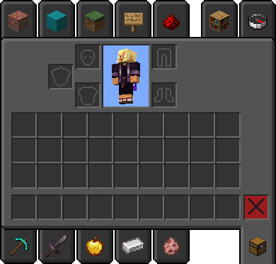 Transparent Inventory Window screenshot