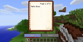 b1.7.3 Book And Quill screenshot