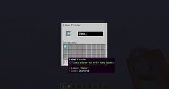 Labelling Containers screenshot
