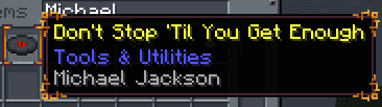 Michael Jackson's Music Discs!! screenshot