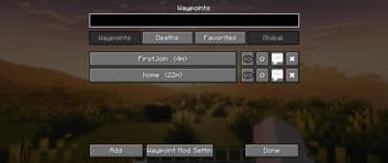 WayPointMod screenshot