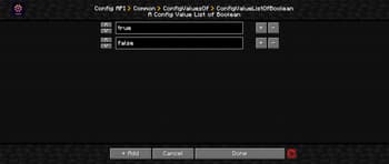 Config API screenshot