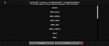 Config API screenshot