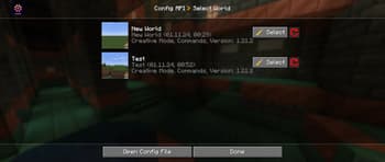 Config API screenshot