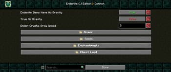 Config API screenshot