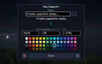 Easy Waypoints screenshot