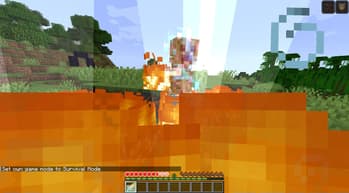 Cyan Warrior Swords Mod screenshot