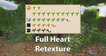 Overgrown Flowery Hotbar screenshot