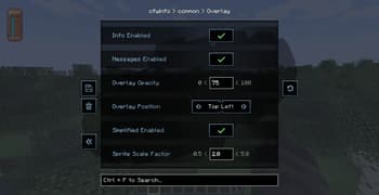 Create: Fuel & Water Information screenshot
