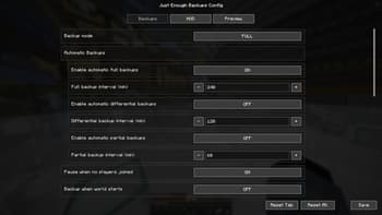 Just Enough Backups (JEB) screenshot