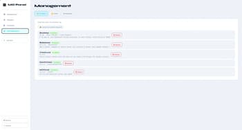 MC Server Admin Panel screenshot