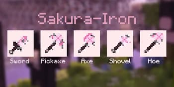 Cherry Blossom (Sakura) Tools for Advanced Netherite screenshot