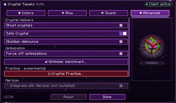 Crystal Tweaks KoHs screenshot