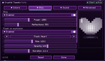 Crystal Tweaks KoHs screenshot