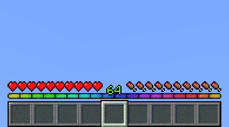 Animated Rainbow XP Bar screenshot