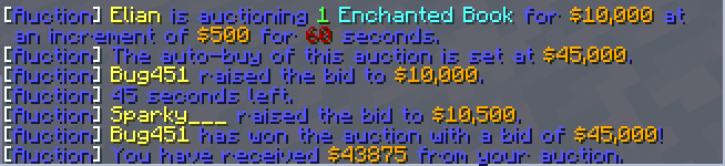 ezAuctions screenshot