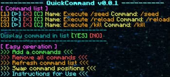 QuickCommand screenshot