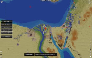 EarthMC Map Addon screenshot