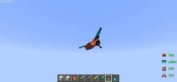 Light Blue Migrator Elytra screenshot