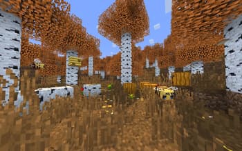 Autumnal Birch Forest (Programmer Art) screenshot