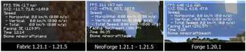 Compact F3 screenshot