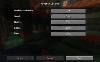 Accents screenshot