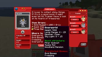 Cobblemon Pokedex (Cobbledex) screenshot