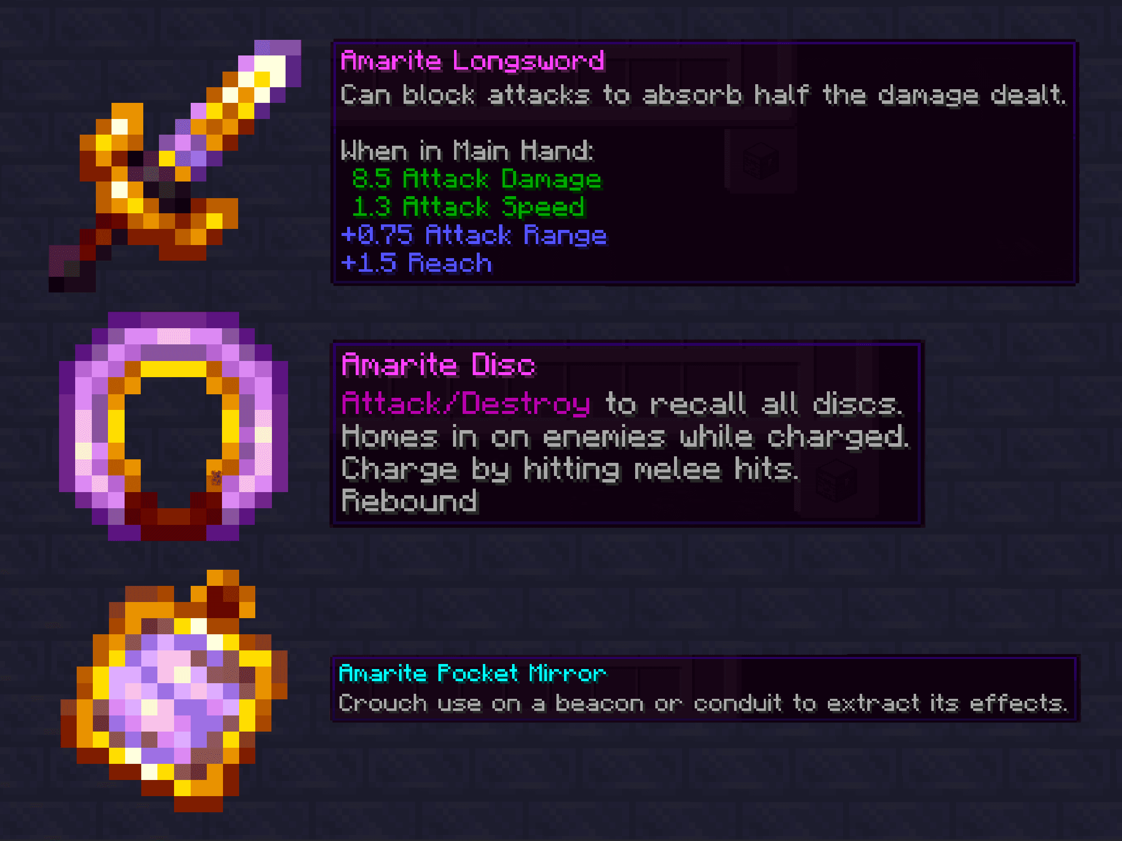 Amarite screenshot