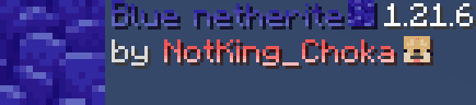 Dark Blue Netherite screenshot