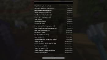 Radial screenshot