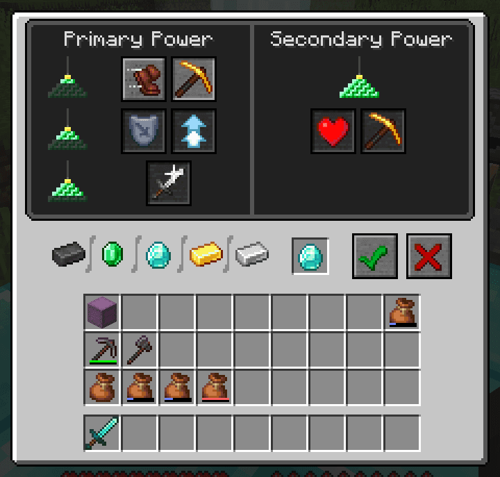 Menu Buttons of Stone screenshot