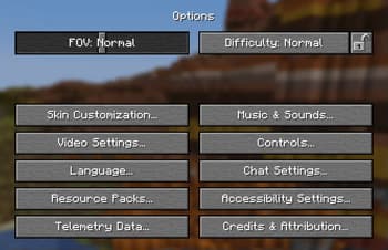 Menu Buttons of Stone screenshot