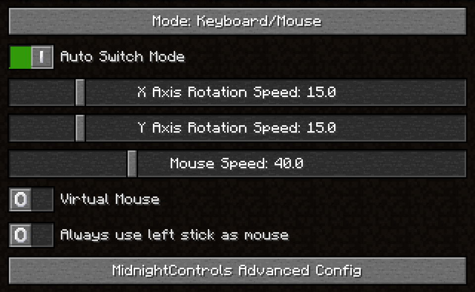Menu Buttons of Stone screenshot