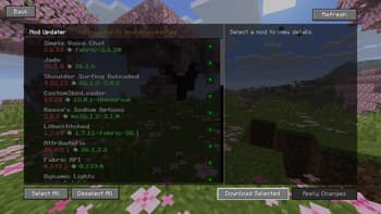 ModUpdaterFabric screenshot