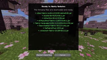 ModUpdaterFabric screenshot