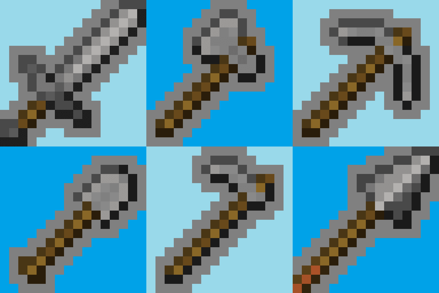 Outlined Tools and Armor screenshot