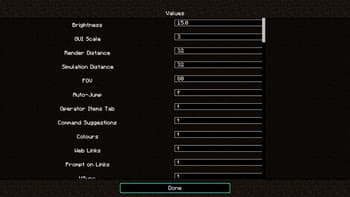 Limitless options screenshot