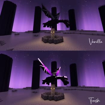 Glowing Ender Dragon screenshot