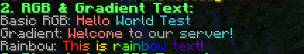 WelcomeMessages screenshot