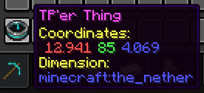 Coord Saving TP'er Thing screenshot