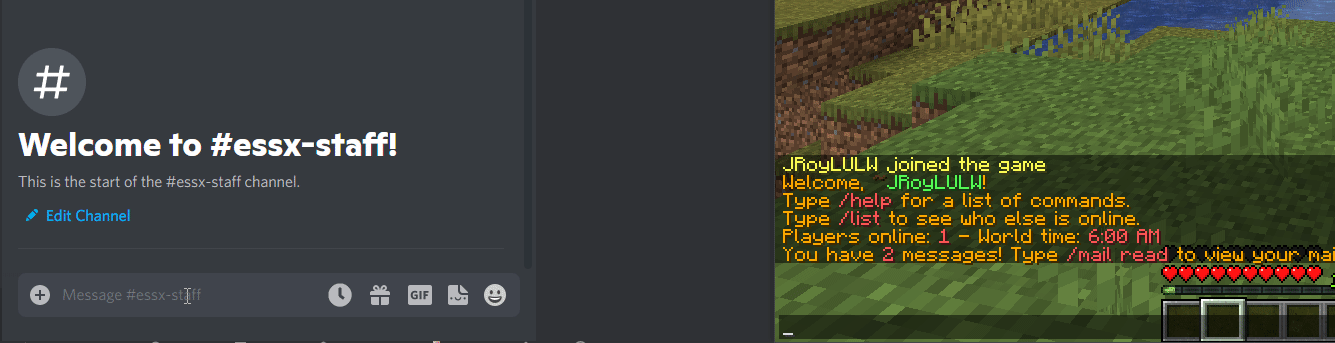 EssentialsX screenshot