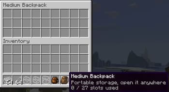 Simple Backpacks screenshot