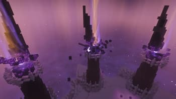 Ender Dragon Destroys End Island screenshot