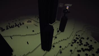 Ender Dragon Destroys End Island screenshot